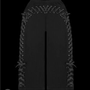 Named collective GHOST LACE CORSET SWEATPANTS BLACK